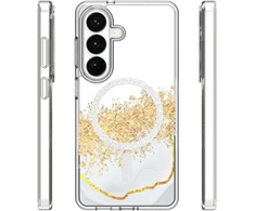 Dėklas Telforceone Epoxy Mag case for Samsung Galaxy S24 / S25 baltas