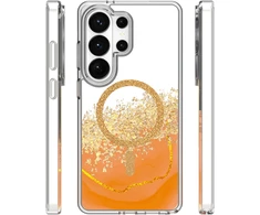 Dėklas Telforceone Epoxy Mag case for Samsung Galaxy S26 Ultra oranžinis