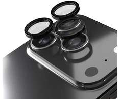 Telforceone Etteri camera lens protector for iPhone 17 Pro / 17 Pro Max juodas