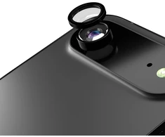 Telforceone „Etteri“ kameros objektyvo apsauga, skirta „iPhone 17 Air“, juoda