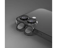 Telforceone Etteri camera lens protector for iPhone 16 / 16 Plus juodas