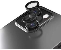 Telforceone Etteri camera lens protector for iPhone 15 / 15 Plus juodas