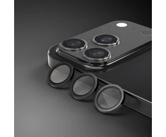 Telforceone Etteri camera lens protector for iPhone 17 Pro / 17 Pro Max juodas