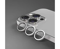 Etteri kameros objektyvo apsauga, skirta iPhone 15 Pro / 15 Pro Max, titano pilka