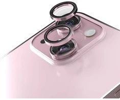 Telforceone Etteri camera lens protector for iPhone 15 / 15 Plus pink