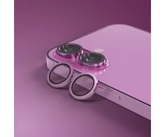 Telforceone Etteri camera lens protector for iPhone 16 / 16 Plus rose pink