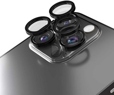 Telforceone Etteri camera lens protector for iPhone 16 Pro / 16 Pro Max juodas