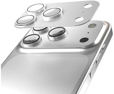 Etteri pilna kameros objektyvo apsauga, skirta iPhone 17 Pro, sidabrinė