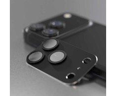 Etteri pilnas fotoaparato objektyvo apsauginis stikliukas, skirtas iPhone 17 Pro Max, juodas
