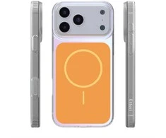 Dėklas Telforceone Etteri Hidden Pearl case for iPhone 17 Pro Max 6,9" oranžinis