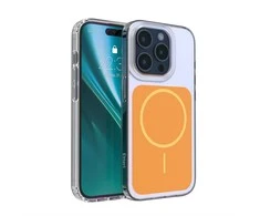 Dėklas Telforceone Etteri Hidden Pearl case for iPhone 15 Pro 6,1" oranžinis