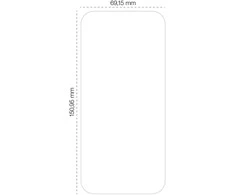 Telforceone Etteri hybrid glass for iPhone 17 Air 6,5"