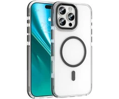 Dėklas Telforceone Etteri Icy Mag case for iPhone 16 Pro 6,3" juodas