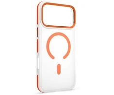 Dėklas Telforceone Etteri Icy Mag case for iPhone 15 6,1" oranžinis