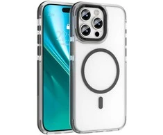 Dėklas Telforceone Etteri Icy Mag case for iPhone 15 Pro 6,1" juodas