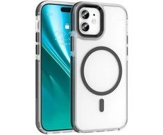 Dėklas Telforceone Etteri Icy Mag case for iPhone 12 / 12 Pro 6,1'' juodas