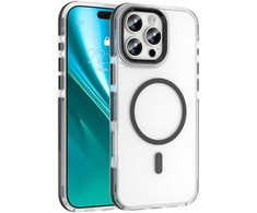 Telforceone Etteri Icy Mag dėklas, skirtas iPhone 16 Pro Max 6,9" juodas