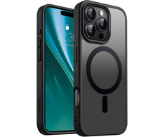 Dėklas Telforceone Etteri Matt Mag Apple iPhone 16 Pro 6.3" juoda spalva