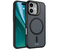 Dėklas Telforceone Etteri Morning Fog case for iPhone 16 6,1" juodas