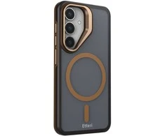 Dėklas Telforceone Etteri Morning Fog case for Samsung Galaxy S25 ruda