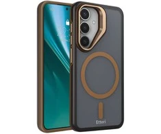 Dėklas Telforceone Etteri Morning Fog case for Samsung Galaxy S25 ruda