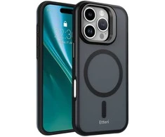 Dėklas Telforceone Etteri Morning Fog case for iPhone 16 Pro 6,3" juodas