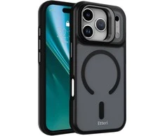 Dėklas Telforceone Etteri Morning Fog case for iPhone 17 Pro 6,3" juodas