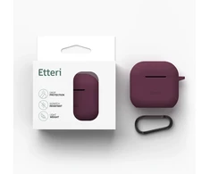 Dėklas Telforceone Etteri silicone case for AirPods 4 dark cherry