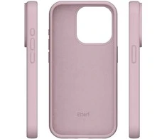 Dėklas Telforceone Etteri Silicone Apple iPhone 15 Pro 6,1" rožinės spalvos