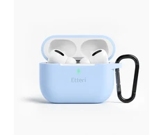 Etteri silikoninis dėklas AirPods Pro 3, šviesiai mėlynas