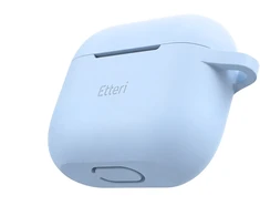 Etteri silikoninis dėklas AirPods 3 šviesiai mėlynas