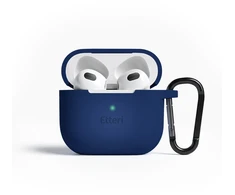 Etteri silikoninis dėklas AirPods 3 tamsiai mėlynas