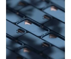 Etteri silikoninis Mag dėklas, skirtas iPhone 17, tamsiai mėlynas