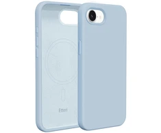 Dėklas Telforceone Etteri Silicone Mag case for iPhone 16e / 17e light mėlynas