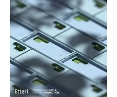 Etteri silikoninis Mag dėklas Samsung Galaxy S25 Ultra šviesiai mėlynas