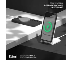 Etteri silikoninis Mag dėklas Samsung Galaxy S25 Plus juodas
