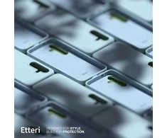 Etteri silikoninis Mag dėklas, skirtas Samsung Galaxy S25, šviesiai mėlynas
