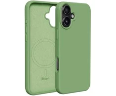Dėklas Telforceone Etteri Silicone Mag Apple iPhone 16 Plus 6,7" šviesiai žalios spalvos