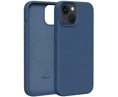 Dėklas Telforceone Etteri Silicone Mag Apple iPhone 13 6,1" mėlynos spalvos