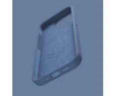 Dėklas Telforceone Etteri Silicone Mag Apple iPhone 12 / 12 Pro 6,1" mėlynos spalvos