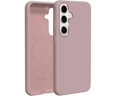 Dėklas Telforceone Etteri Silicone Mag case for Samsung Galaxy S25 light pink