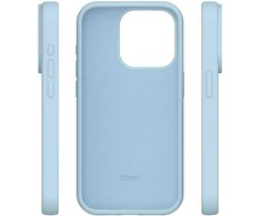 Dėklas Telforceone Etteri Silicone Apple iPhone 15 6,1" žydros spalvos