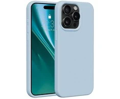Dėklas Telforceone Etteri Silicone Apple iPhone 12 / 12 Pro 6,1" žydros spalvos