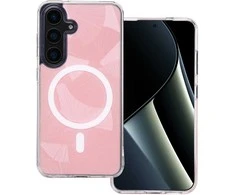 Dėklas Telforceone Flash Mag case for Samsung Galaxy S24 / S25 pink