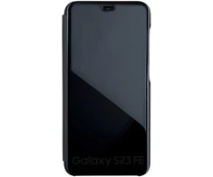 Dėklas Telforceone Fold Mirror View Case for Samsung Galaxy S23 FE juodas