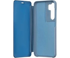 Dėklas Telforceone Fold Mirror View Case for Samsung Galaxy S23 FE mėlynas
