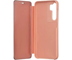 Dėklas Telforceone Fold Mirror View Case for Samsung Galaxy S23 FE pink