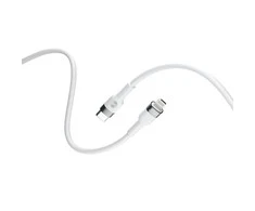 Forever Flexible kabelis USB-C - Lightning 1,0 m 20W baltos spalvos