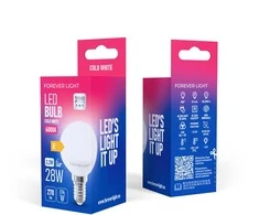 „Telforceone Forever Light“ LED lemputė E14 G45 2,2 W 270 lm 6000 K, E klasė