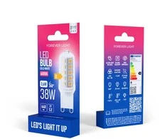 „Telforceone Forever Light“ LED lemputė G9 3,6 W 440 lm 6000 K keraminė F klasė